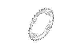 PLATO SHIMANO 32D. DEORE FC-T521/FC-M610/FC-T611 NEGRO