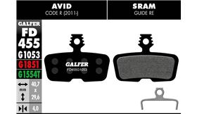 PASTILLAS GALFER RESINA AVID CODE R11/SRAM GUIDE RE