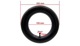 CAMARA DE AIRE 80 65-6(10X3)(255X80) VC 90X90º [EWHEEL]