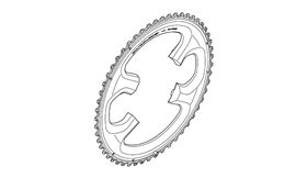 PLATO SHIMANO 52D. FC-9000 DURA-ACE