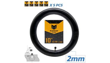 CAMARA PATINETE 10X2.5 VAL. 90X90º BLACK CAT