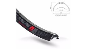 LLANTA BLACKJACK 29ER 622X30MM NEGRA 32H TUBELESS