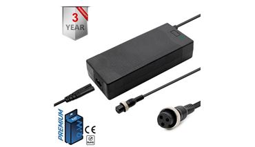 CARGADOR EWHEEL PREMIUM 48V (SALIDA 54,6V) 2A CONECTOR GX16