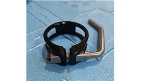 ABRAZADERA SILLIN MSC ULTRALIGHT ROJO 31.8MM C/CIERRE