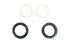 KIT RETENES ROCKSHOX GUARDAPOLVOS 30MM BLACK (CON LABIO)