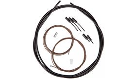 CABLE CAMBIO/FUNDA/TOPE SHIMANO ROAD POLIMERO NEGRO