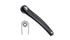 BIELA IZQ. 175MM ALUMINIO JL-WENTI NEGRO MATE
