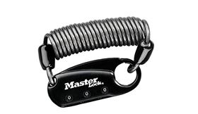 CANDADO MASTER LOCK MOSQUETON 90MM C/CABLE