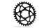 PLATO ABSOLUTE BLACK 30D. OVALADO DM SRAM GXP