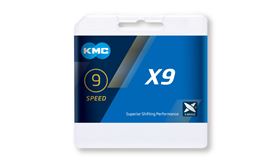 CADENA KMC X9 114 ESL. 9VEL. GRIS