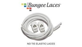 CORDONES IBUNGEE 38" ELASTICOS BLANCOS