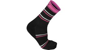 CALCETIN CASTELLI GREGGE 12CM NEGRO/ROSA T/XXL-44-47