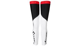 PERNERAS CUBE LEGWARMERS RACE BLACK/RED/WHITE T/M