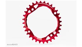 PLATO ABSOLUTE BLACK 32D. OVALADO SHIMANO 104BCD ROJO