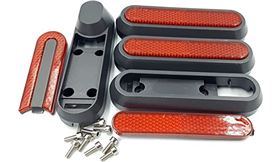 CUBIERTAS REFLECTANTES DE RUEDA TRASERA Y DELANTERA