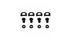 KIT TORNILLOS PLATO FSA ATB EE114 104X30MM