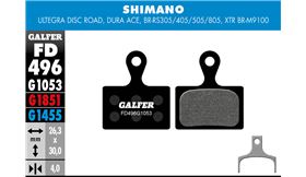 PASTILLAS GALFER FD SHIMANO RESINA ULTEGRA DISC ROAD/XTR