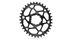 PLATO ABSOLUTE BLACK 34D. OVALADO DM SRAM BOOST NEGRO
