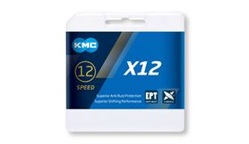 CADENA KMC X12 EPT 126P SILVER 12V