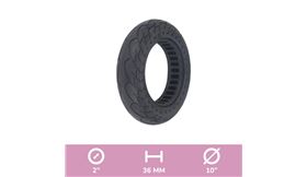 CUBIERTA MACIZA PATINETE 10X2.125-6" 36MM NEDONG
