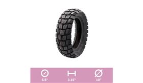 CUBIERTA PATINETE TUBELESS SEMI-OFFROAD 80/65-6" TUOVT